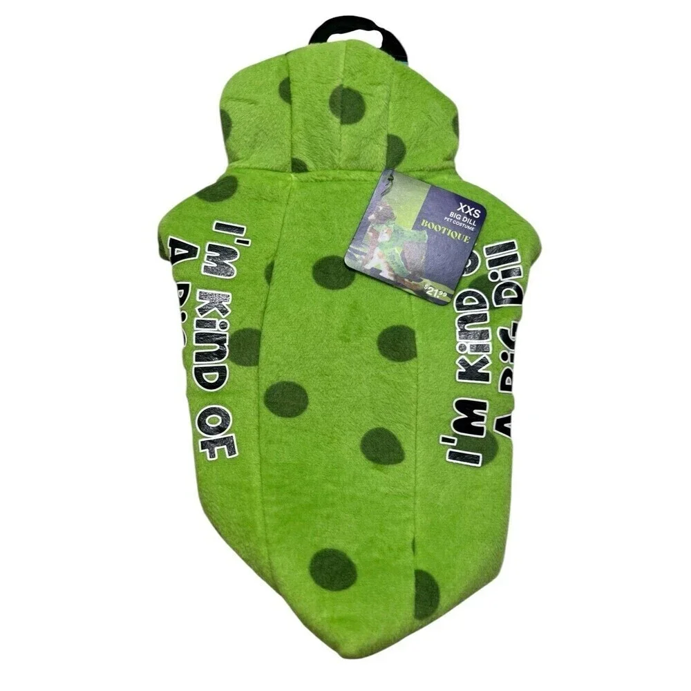 NEW 2 PC BOOTIQUE Dog PICKLE & BURRITO Halloween Costumes XXS 9-11